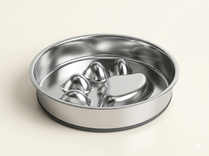 Patadog Stainless Steel Slow Feeder Bowl