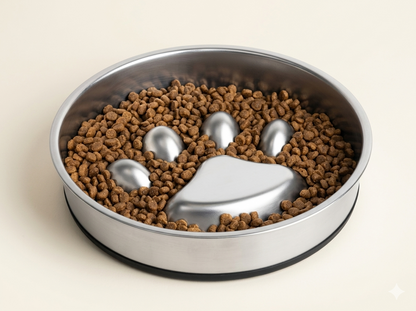 Patadog Stainless Steel Slow Feeder Bowl